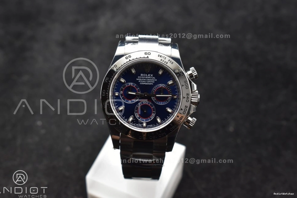 SS Bracelet Best 751 904L Stretchable Edition 116509 BTF 1:1 Daytona Case Dial Blue SA and 0420